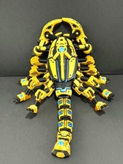 3D Printed Articulated Cyber Scorpion by Flexi, 9″ Full Articulated Fidget Toy