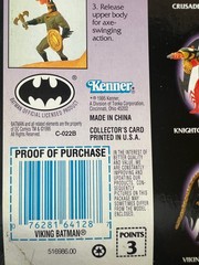 LEGENDS OF BATMAN VIKING batman MIP MOC 1995 626