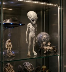 In Vivo 17 Inspired Alien Figurine 18cm Hand Painted Disclosure Day Collectible