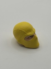 Soldier Of Fortune Combat Operative Black & Yellow Head (Caucasian) 1/12 Scale