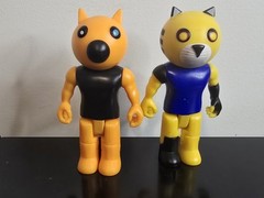 Roblox Piggy Series – TIGRY & FOXY Figures – no accessories