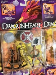 1995 Dragonheart Kenner Lot (8) Action Figures Bowen Hewe Kara King Einon