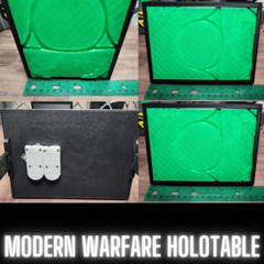 MODERN WARFARE Wargame Holotable Green Led Lights 1:12 Scale (With No Emblem)