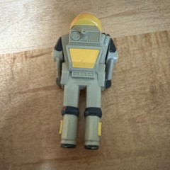 Gray, Yellow & Black Astronaut Space Suit Action Figure – Plastic Toy Figure