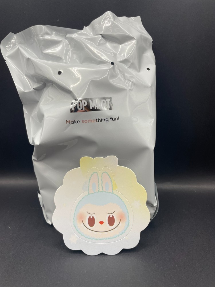 POPLAND Twinkly Fairy Tale Labubu Plush Card Holder-Confirmed “Frosty Blue”