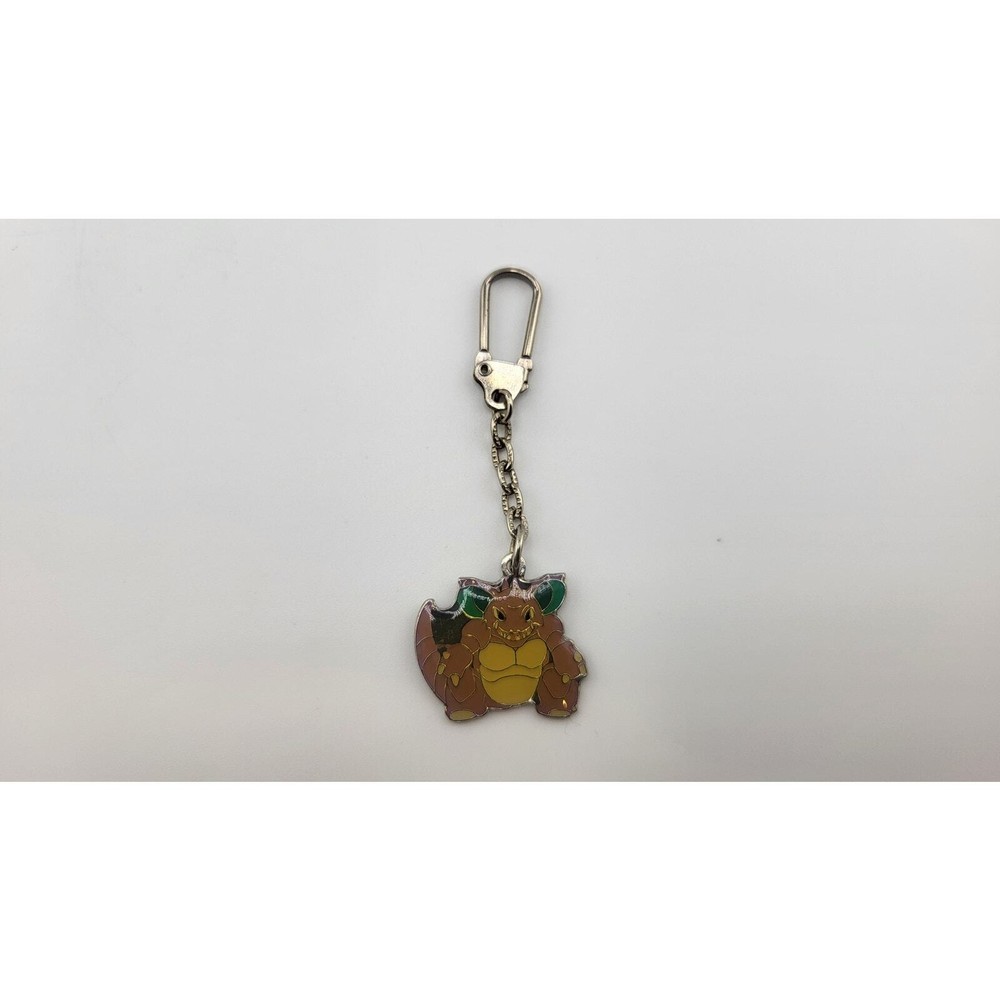 Nidoking Vintage Pokemon Center Enamel keychain charm Figure Gacha Nintendo