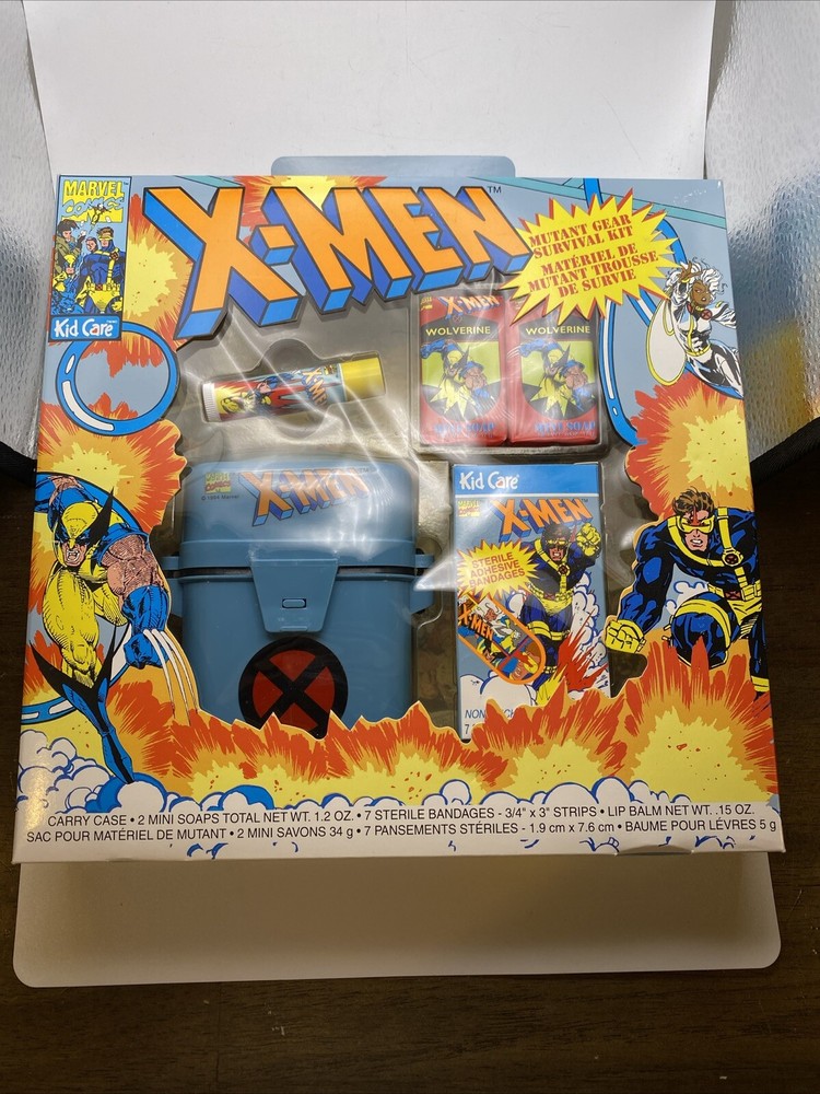 X-MEN 1994 Mutant Gear Original Survival Kit – COMPLETE SET – Sealed