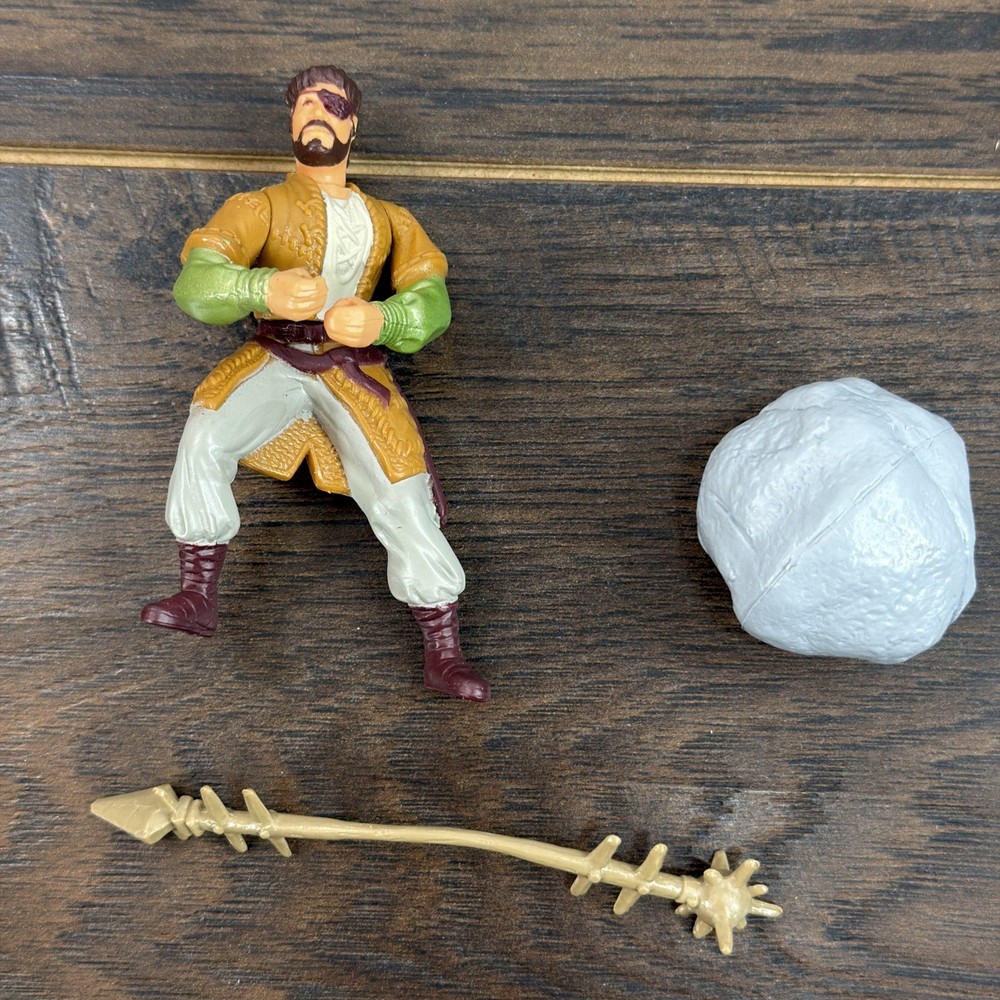 Dragonheart 3.5″ Figure Hewe Boulder Launching Catapult Kenner 1995 Incomplete