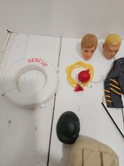 VTG GI Joe Lot 12″ Inch Doll Accessories Radios Bags Goggles