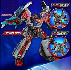 SAMG Metal Cardbot W Heavy Iron W Transforming Robot Figure Truck Korean Anime