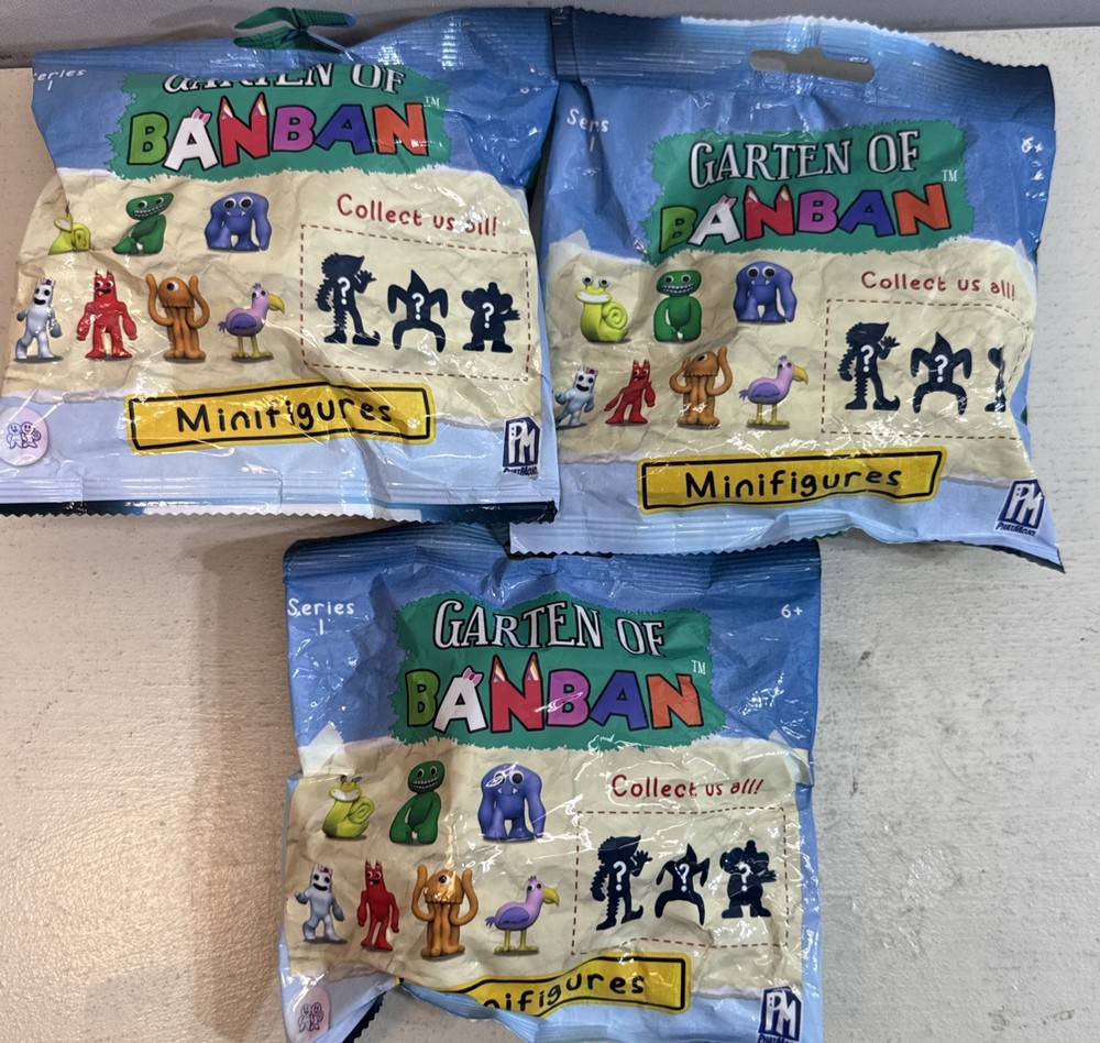 3 New Garten of Banban Minifigure Blind Bag Sealed All Different Weights