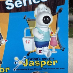 VTG Family Guy Jasper Brian’s Cousin Series 3 Pink & Blue Variants 2005 Mezco x2