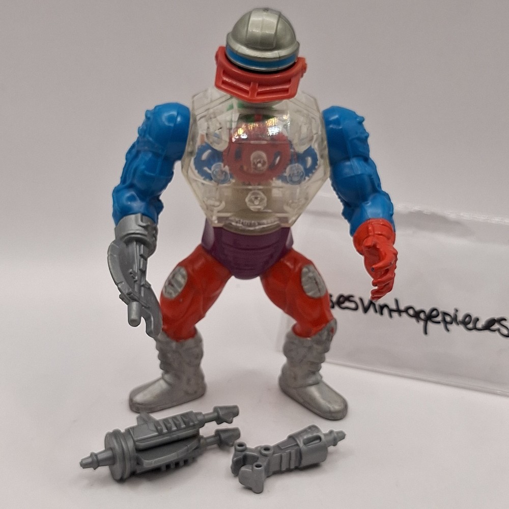 Vtg ROBOTO Motu Masters Of The Universe He-Man Action Figure Wave 4 100% L-14