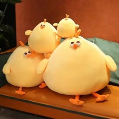 Funny Fat Chicken Plush Toy Soft Stuffed Animal Pillow Cute Gift Kids