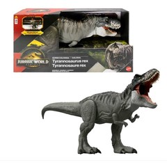 Mattel Jurassic World Rebirth Super Colossal Tyrannosaurus Rex 3ft Dinosaur Toy