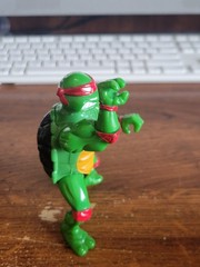 TMNT Teenage Mutant Ninja Turtles Head Droppin’ Raph Raphael Figure 1991 Works