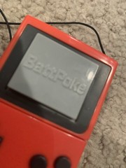 Vintage Pokemon Battle BattPoke Red Poke Ball Blaster Toy TOMY 1999