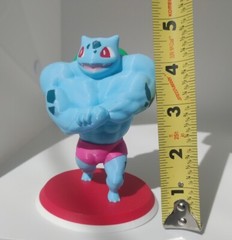 3DPrint Pokemon Muscle Swole Bodybuilder Set Pikachu Squirtle Bulbasaur Squirtle