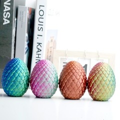 4PCS 3D Printed Dragon Egg Model,Articulated Animals figure,Toys Home Decor