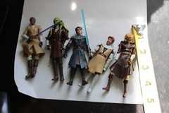 Star Wars Clone Wars Kit Fisto – Plo Koon – Mace Windu – Anakin – Obi-wan Lot