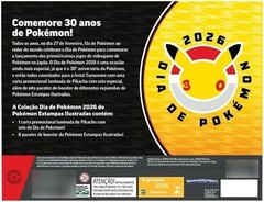 Pokemon Pikachu 30 Years Box Set Pokemon Day 2026 Brazilian Game 49 Cards