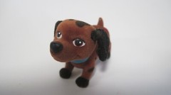 Puppy in My Pocket Flocked Dog Lot & Miniature Pound Puppy Set of 4
