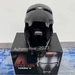 US Iron Man Full Black MK5 Helmet Autoking Wearable Voice-control Transform Mask