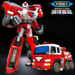 Tobot V Galaxy Detectives Rescue Flame Transforming Fire Engine Robot Figure Toy