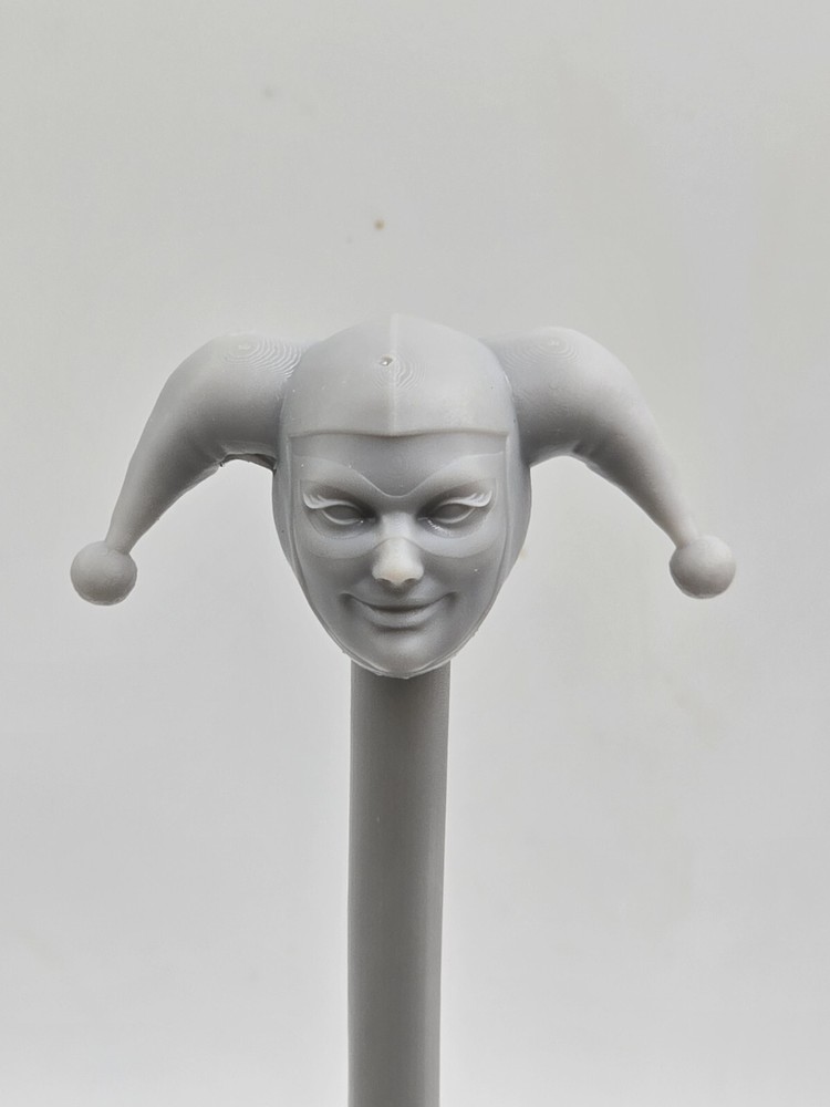 3d Print HARLEY QUINN HEAD 1:12 6″GI Joe Classified/Marvel Legend