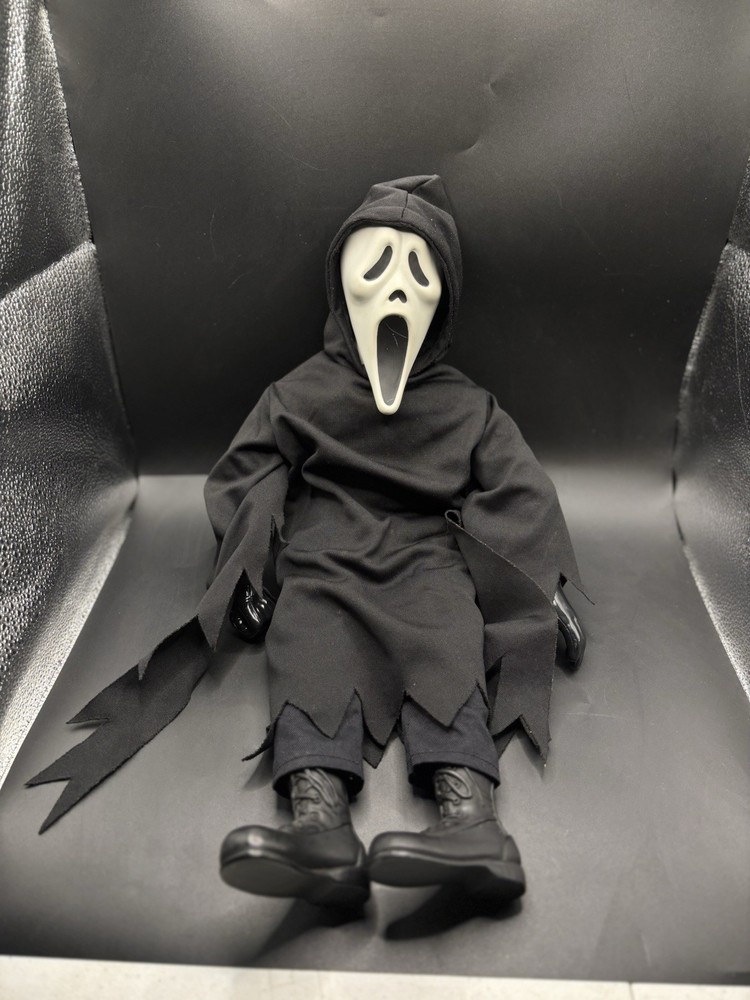 Vtg 1997 Ghostface 18″ Plush Doll Scream Movie Spencer Gifts RARE ~ Not Working
