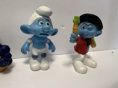2011 Peyo The Smurfs Lot of 5 Figures – McDonald’s Smurfette And Others b6