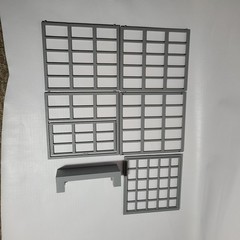 1:12 Scale Jail Prison Cell W/Bench Diorama Prop Set for 6″ Figures. Model Kit