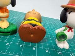 Charlie Brown Peanuts Movie Figures Lot Of 11 Snoopy Happy Meal Toys Cake Topper