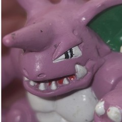 1999 Tomy Pokemon Monster Collection Nidoking PVC Figure Japan Vintage 2 Inch