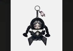 100% AUTHENTIC Brand New SKULLPANDA Wednesday Plush (ClassicDress Version)