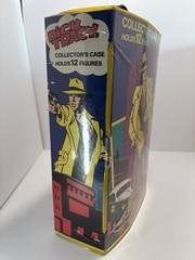 Vintage 1990 Dick Tracy Action Figure Collectors Carrying Case W/9 Figures