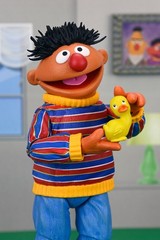 NECA Sesame Street Ernie Ultimate Action Figure Vol. 1 Featuring Letter “C” NOB