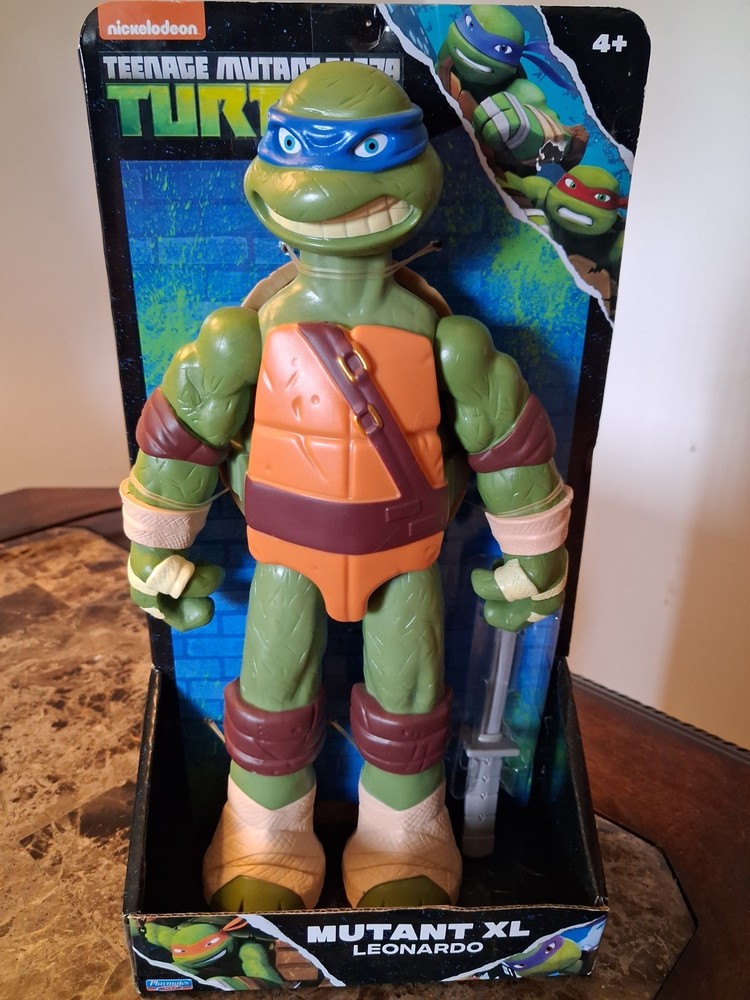 TMNT Leonardo Teenage Mutant Ninja Turtles 10″ Figure 2024 Viacom Playmates Toys