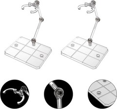 1/4/8X Adjustable Action Figure Display Holder Base Doll Model Support Stand