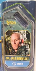 2009 James Cameron Avatar Cpl Lyle Wainfleet Fig Mattel webcam i-TAG New on Card