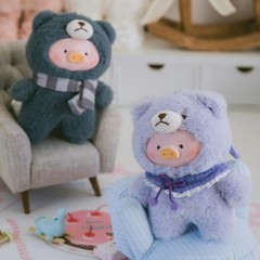 TOYZERO+ Lulu The Piggy Joyful Time Series Plush Art Toys Confirmed Blind Box