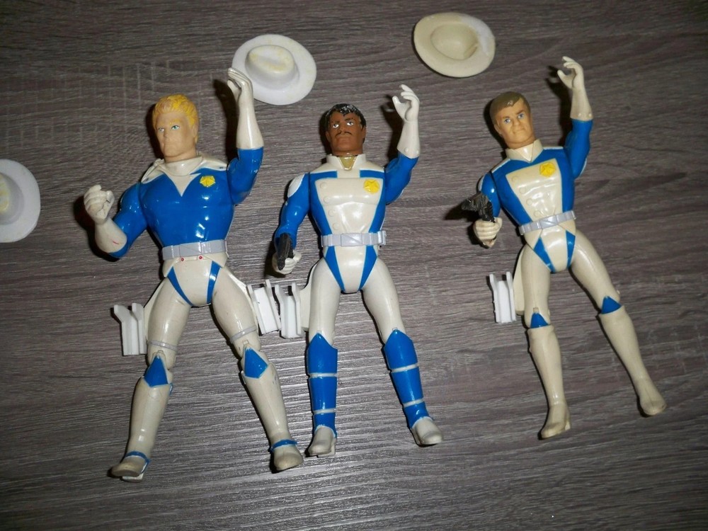 Galoob Of The Galaxy Rangers 1986 NEAR COMPLETE LOT OF 3 GOOSE ZACHARY FOX