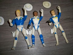 Galoob Of The Galaxy Rangers 1986 NEAR COMPLETE LOT OF 3 GOOSE ZACHARY FOX