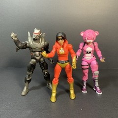 Fortnite 4″ Action Figure Lot Of 3 Cuddle Team, Joltara, Omega – No Accessories