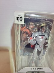 Culture Fly DC Worlds Finest Cyborg Vinyl Figure 2017 6.5″ Statue Open Box