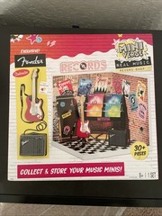 MGA Miniverse Real Music Record Shop With Exclusive Fender Guitar NEW