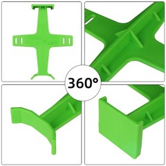 Universal Motorcycle Fork Brace 10.6 inch Green Plastic Fork Support Guard