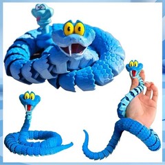 60cm Gary Snake: Disney Zootopia 2 Articulated Simulation Toy Snake, 3d Printed*