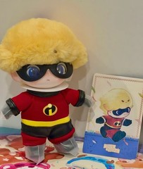 Authentic DIMOO WORLD x PIXAR Series Blind Box Figures Toy Plush Pendant Doll
