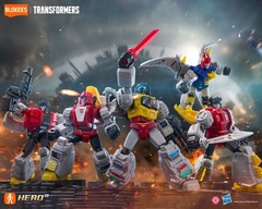 Transformers Blokees Dinobot Constructicons Action Figure Model Kit Toy Set Lot